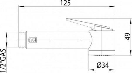 Гигиенический душ Bossini Paloma Flat B00462.073 черный матовый