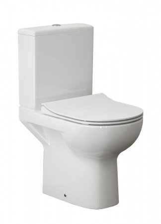 Унитаз напольный Cersanit STREET FUSION S-KO-SFU011-3/5-COn-S-DL-w белый, с сиденьем микролифт