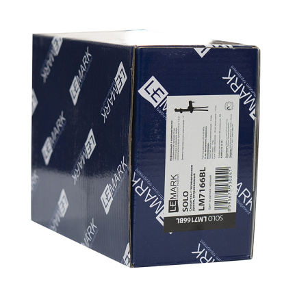 Гигиенический душ со смесителем Lemark Solo LM7166BL черный матовый