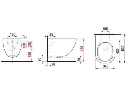 Унитаз подвесной Laufen Basal 8.66E1.0.000.000.1 белый, с сиденьем микролифт