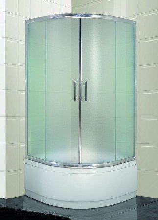 Душевой угол Esbano ES-8010 80x80x200 профиль хром, стекло матовое