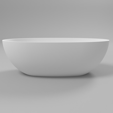 Ванна WHITECROSS Diamond 170x87 (белый мат) иск. камень