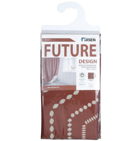 Штора для ванной Fixsen Future, FX-1511