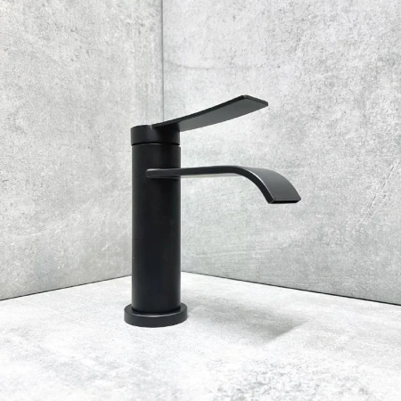 Смеситель для раковины BELZ B10812-7, черный матовый