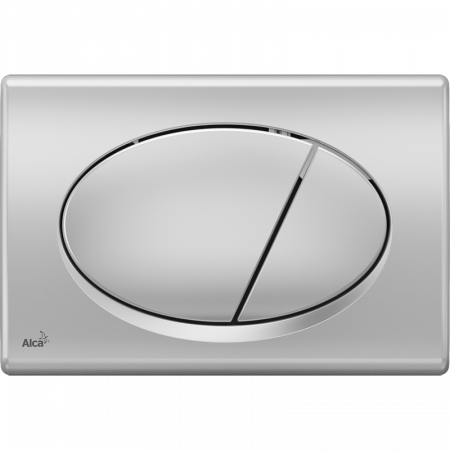 Кнопка смыва AlcaPlast ALCA M72 хром матовый