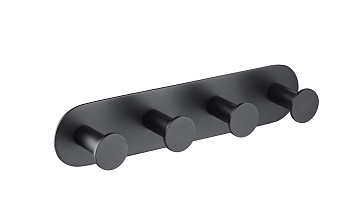 Вешалка на 4 крючка Timo Saona 13015/03 черный матовый