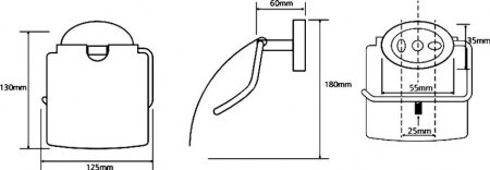 Держатель для туалетной бумаги Bemeta Oval 118412011 Хром