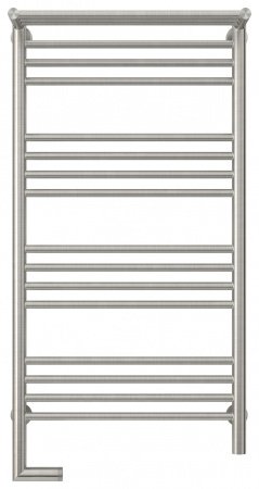 Полотенцесушитель электрический Сунержа Богема с полкой 2.0 100х50 сатин, подключение правое