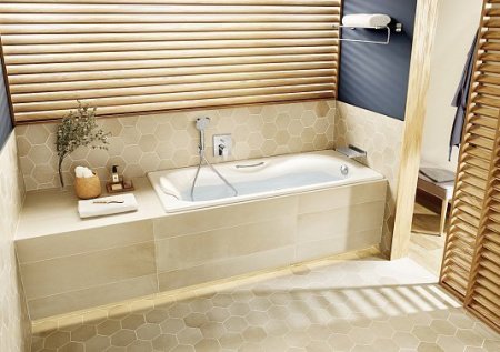 Чугунная ванна Roca Malibu 233360000 170х70 см без отверстий под ручки