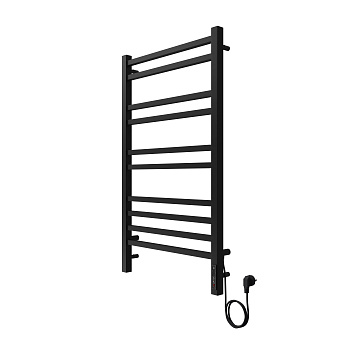 Полотенцесушитель элекрический Aquatek Альтаир 90х50 черный матовый