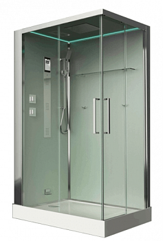 Душевая кабина Timo Premium HELKA Н-515 R 120x90x220 профиль хром глянцевый, стекло прозрачное