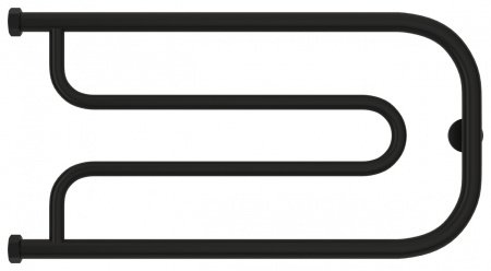 Полотенцесушитель водяной Сунержа Гусли 32х65 черный матовый