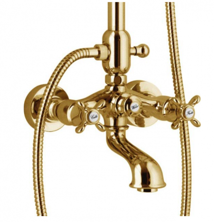 Душевая стойка Webert Ottocento OT721208010 золото