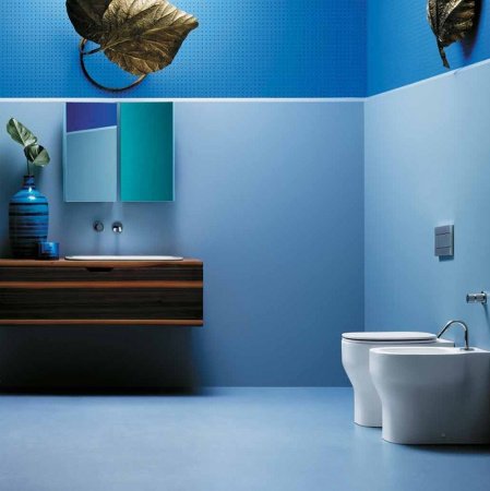 Раковина встраиваемая сверху 69см Azzurra Glaze GLZ69x38/INbi*0 белый