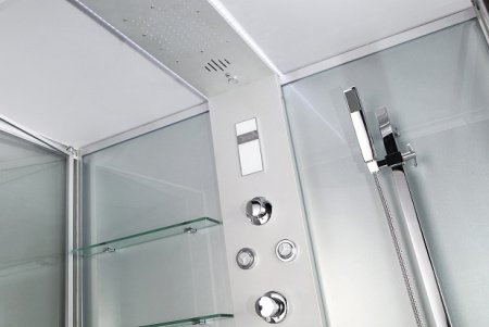 Душевая кабина Timo Lux TL-1505 148x82x220 профиль хром глянцевый, стекло прозрачное