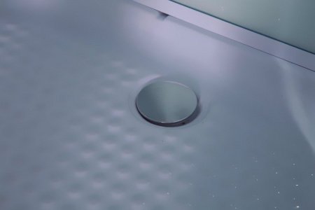Душевая кабина Timo Eco TE-0701 100x100x215 профиль белый, стекло рифленое