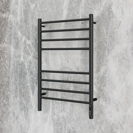 Полотенцесушитель электрический Terminus Аврора П8 50х80 КС, черный муар