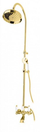 Душевая стойка Cezares FIRST-CVD-03/24-M золото