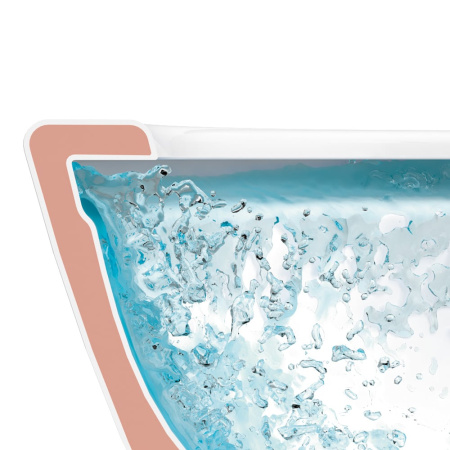 Унитаз подвесной безободковый Villeroy & Boch Architectura 4694HRR1 с сиденьем микролифт, с покрытием Ceramicplus