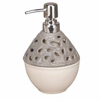 Дозатор жидкого мыла Fixsen Sedy FX-A237-G6-1 Белый Серый Хром