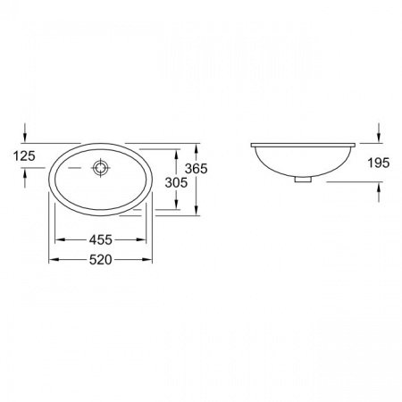 Раковина Villeroy & Boch Evana 6147 46 R1 alpin ceramicplus