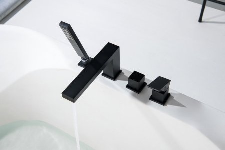 Смеситель на борт ванны Timo Selene 2130/03Y черный матовый