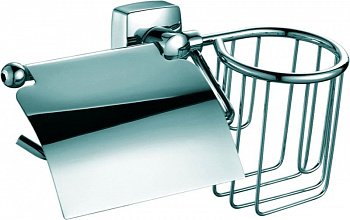 Держатель туалетной бумаги и освежителя Fixsen Kvadro FX-61309+10 Хром