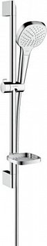 Душевой гарнитур Hansgrohe Croma Select E 26586400 Хром Белый