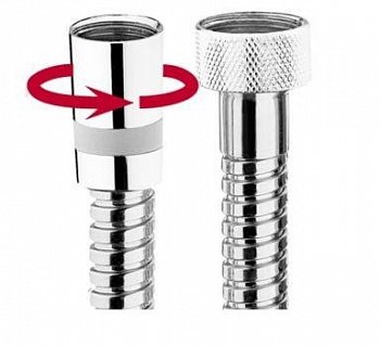 Шланг Bossini Doppia A00048D.030.1 хром