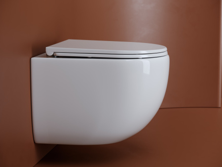 Унитаз подвесной безободковый Ceramica Nova Up CN4007 белый