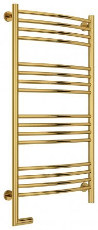 Полотенцесушитель электрический Сунержа Богема 2.0 100х50 золото, прямая, подключение левое