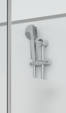 Душевая кабина Grossman GR170QL 100x100x205 профиль хром, стекло прозрачное/матовое