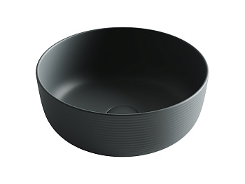 Раковина накладная 35см Ceramica Nova Element CN6073MDH темный антрацит матовый