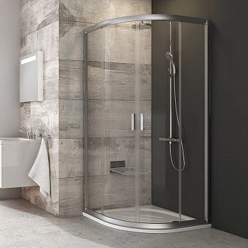 Душевой угол Ravak Blix BLCP4 90x90x190 профиль сатин, стекло прозрачное