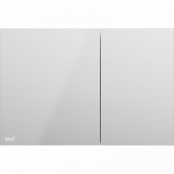 Кнопка смыва AlcaPlast Flat AIR-INOX алюминий матовый