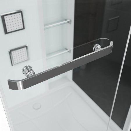 Душевая кабина Grossman GR-121 90x90x225 профиль белый, стекло прозрачное
