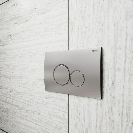 Клавиша смыва Point Виктория PN44061SC для инсталляции, сатин/хром