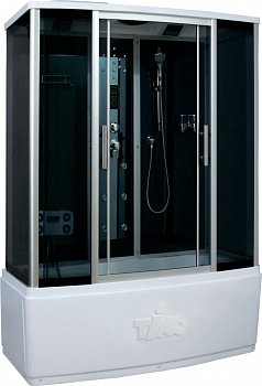 Душевая кабина Timo Standart Т-1140 140x88x220 профиль хром матовый, стекло прозрачное