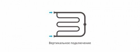 Полотенцесушитель водяной Сунержа Лира 50х65 черный матовый