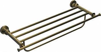 Полка для полотенец Rush Crete CR35543 Бронза