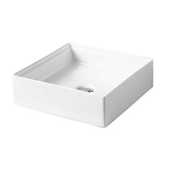 Раковина накладная 42см ArtCeram Scalino SCL001 белый