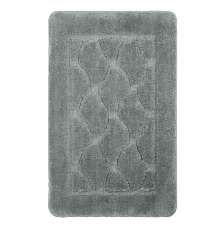 Коврик для ванной Fixsen Link 1-ый,  FX-5002K, серый, 50х80 см.
