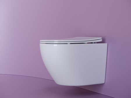 Унитаз подвесной безободковый Ceramica Nova Uno CN11001 белый