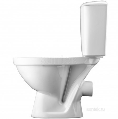 Унитаз-компакт Santek Паллада с горизонтальным выпуском 1WH302376