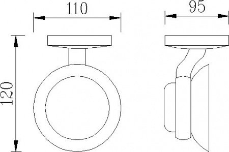 Мыльница Rush Fiji FI18411 Хром