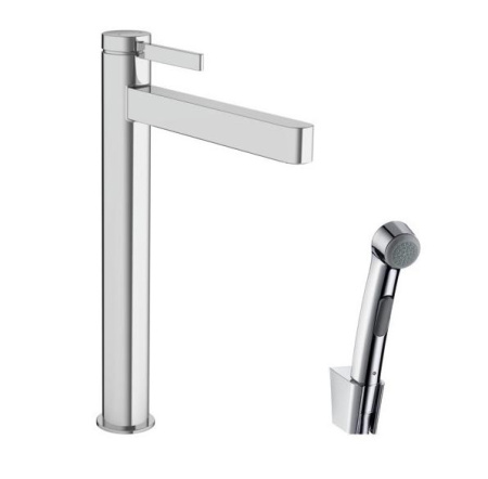 Смеситель для раковины с гигиеническим душем Hansgrohe Finoris 76220000 хром