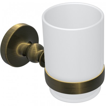 Стакан для зубных щеток Rush Crete CR35310 Бронза