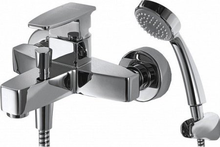 Смеситель для ванны с душем Bravat Riffle F672106C-01 хром