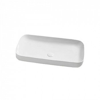 Раковина накладная 75см Azzurra Elegance ESO75 bi*0 белый