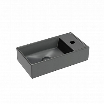 Раковина подвесная 40см Ceramica Nova Element CN6051LMDH антрацит матовый
